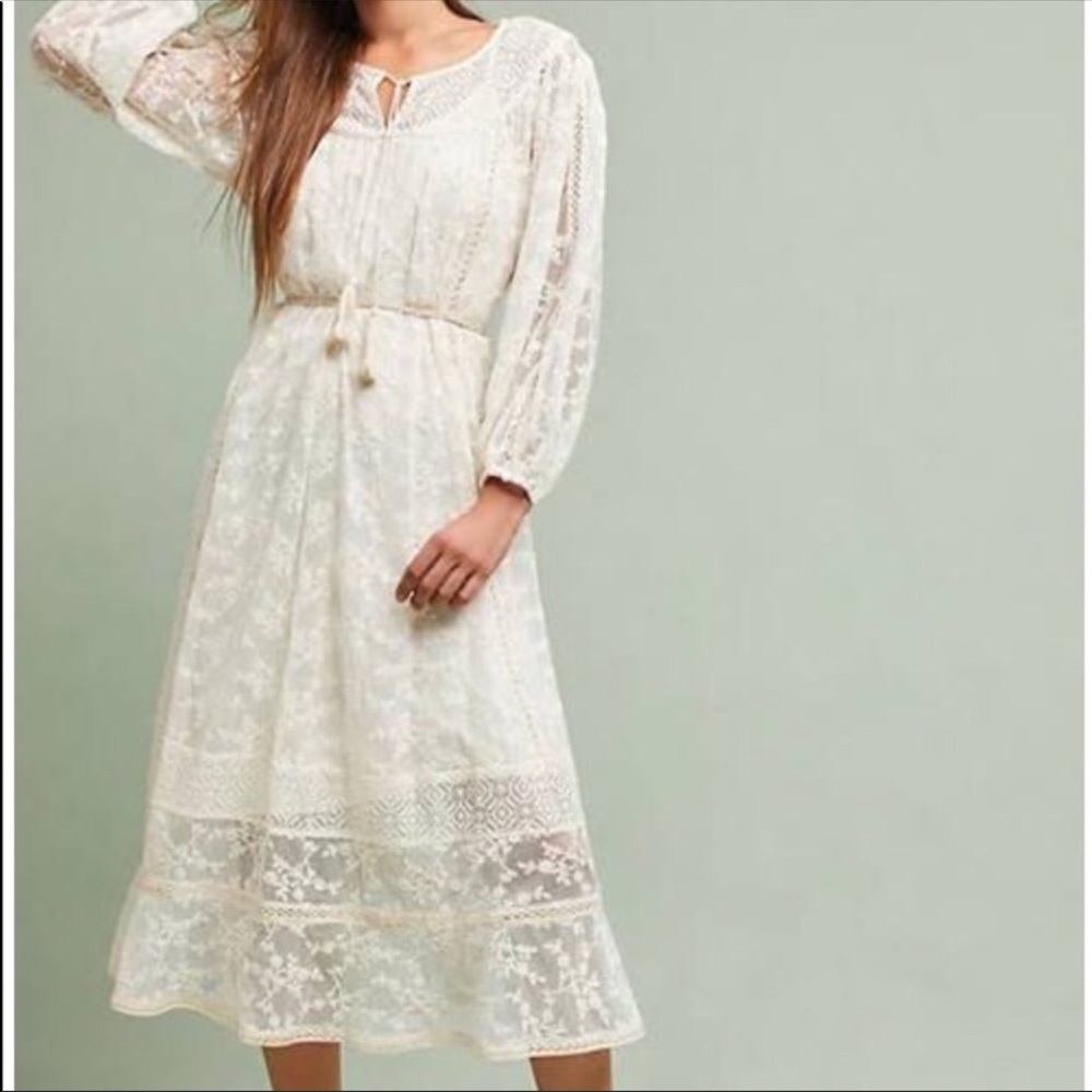 !NWTAnthropologie Julia dress BlueTassel